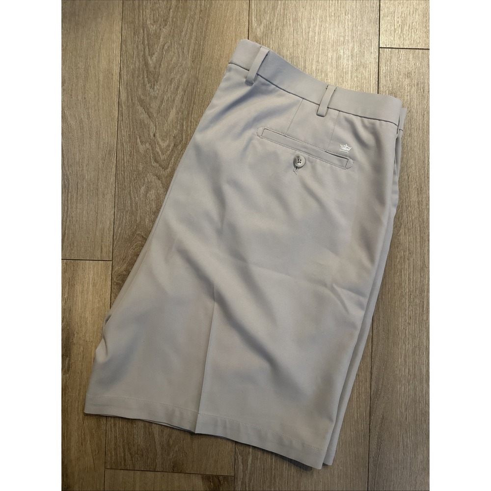 Peter‎ Millar Men's Golf Chino Shorts 42 Beige Preppy Designer Wicking